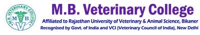 MB Veterinary College, Dungarpur Rajasthan logo